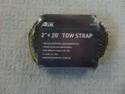 Atlus 2" X 20' Heavy Duty Recovery Tow Strap 10000 LB Break Strength Towing