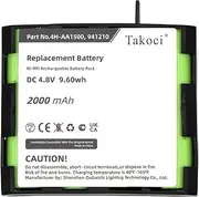 Replacement Battery for Compex SP2.0 4.0 Mi-Sport Sport Elite Enegry FIT 3.0 Mi-Ready PN 4H-AA1500 941210 4.8V/2000mAh