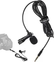 Lavalier Mic - Headset Lavalier Mic Clip- Microphone System,Versatile Voice Amplifier Speaker Lavalier Mic Lightweight, for Teaching Conference Live