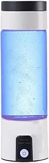Hydrogen Water Bottle 3-in-1 Hydrogen Water Generator Portable Hydrogen Rich Water Cup 3 Minutes Make Hydrogen Concentration Up to 1200-1600 PPB with Backwash Function Tritan Health Bottle 350 Ml