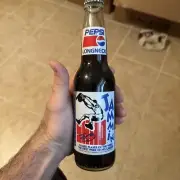 1992 Shaquille O'Neal Shaq Jammin' Pepsi Longneck Bottle Orlando Magic Unopened