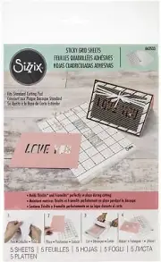 Sizzix Big Shot Sticky Grid 6"X8.5" 5/Pkg
