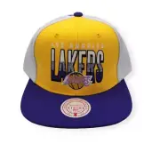Mitchell & Ness Los Angeles Lakers Billboard 2 Yellow/Purple Adjustable Snapback