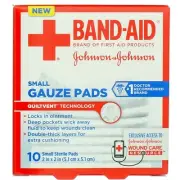 6 Pack Band-Aid Gauze Pads, Small, 10 Ct