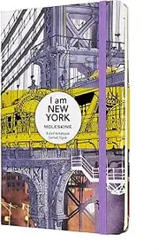 Moleskine Limited Edition Notebook I Am New York, Large, Ruled/Lined, White, Hard Cover (5 x 8.25) 240 Pages