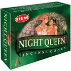 Incense Hem Cone Nightqueen Scents Smoke Fragrance Meditation Aroma