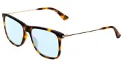 Police SPL572 Multi-Focus Blue Light Glasses in Tortoise Brown Gold Silver 56 mm