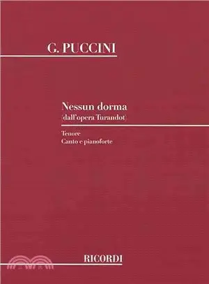 Nessun Dorma (From Turandot) ― Voice and Piano