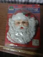 VINTAGE Scary Creepy Santa Claus Christmas Dead EYES TALKING