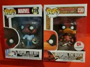 Funko Pop! Marvel Deadpool *BOB ROSS DEADPOOL #319 & DEADPOOL THE DUCK #230*2PC