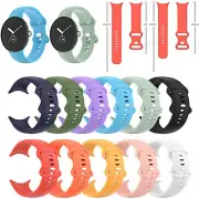For Google Pixel Watch Silicone Strap Butterfly Two-Hole Monochrome Wristband