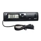 Auto Display Electronic Clock Temperature Meter LCD Backlight