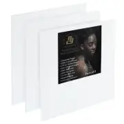 New York Central Portrait-Smooth Artist Canvas Panel, 12""x12"" Pack of 3