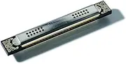 Hohner Harmonica 53/48 Tremolo Harmonica, Key of F, Stainless steel (53/48-F)