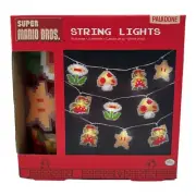 Nintendo Super Mario Bros String Lights Battery Operated New for 2023 Paladone