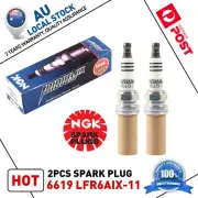 2Pcs IRIDIUM IX Spark Plug LFR6AIX-11 NGK 6619 For Subaru Volvo Lexus BMW