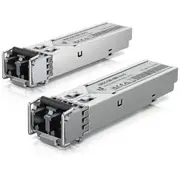 Ubiquiti UACC-OM-MM-1G-D Multi-mode, duplex fiber transceiver module, 2-Pack, 1.25Gbps SFP, LC, 850nm, 300m [UACC-OM-MM-1G-D-2]
