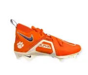 Nike Alpha Menace Pro 3 Clemson Tigers Football Cleats Mens Size 12 NO LID