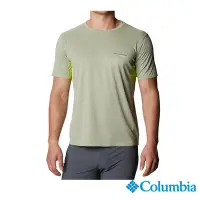 在飛比找Yahoo奇摩購物中心優惠-Columbia 哥倫比亞 男款- 鈦酷涼快排短袖上衣-綠色