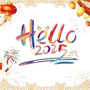 New Years Glass Decals, Hello 2025 Static Glass Sticker, New Year Window Decals, Spring Festival Decoration for Home School Glass