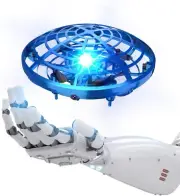 DEERC D12 Mini Drone for Kids, Hand-Controlled UFO Flying Ball with Shining L...