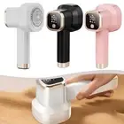 Ergonomically Designed Rechargeable Fabric Shaver with Two Spare Blades