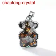 33.3Ct Pallasite Meteorite Pendant Brenham Meteorite Necklace --75