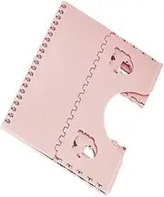 ARTSEWPLY Folding Toilet Stool Non Slip Poop Step Stool for Adults and Durable Material Skid Design for Bathroom Use Space Saving and Portable Pink
