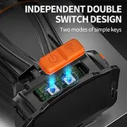 Super Bright Rechargeable High Power Headlamp, LED Headlamp Rechargeable Head Lamp, Outdoor Waterproof Camping Running Portable