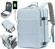 [CATCHLUCK] Ryanair Cabin Bags Underseat Cabin Bag Travel Backpack Cabin Size Hand Luggage Backpack Flight Bag for Travelling with USB Port