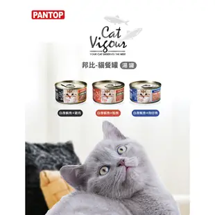 【PANTOP邦比】 貓餐罐80g  貓咪罐頭 副食罐 凍罐 湯罐 六種口味