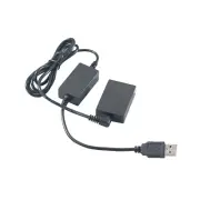 LP-E12 Power Charger Cable ACK-E12+DR-E12 Dummy Battery For Canon EOS M2 M50 B