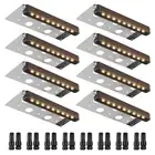 VEVOR LED Hardscape Lighting, 6.8 Inch Retaining Wall Lights, 3W 12V-24V AC/DC L