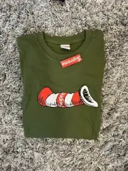 Supreme Cat In The Hat Dr Suess Short Sleeve Men’s Medium