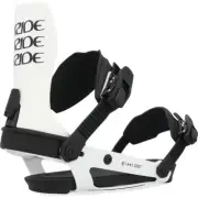2025 Ride A-6 Snowboard Bindings - Color: White - Size: Large *NEW IN BOX*