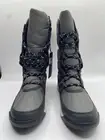 Sorel Women's Whitney Tall Lace Up Waterproof Boots Quarry Size 9 NIB