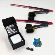 Pair of Cyberpunk 2077 Mantis Blades Cosplay Prop & LCD Audio Visualizer Collar