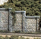 WOODLAND SCENICS HO Cut Stone Retaining Wall 3pcs WOO1259