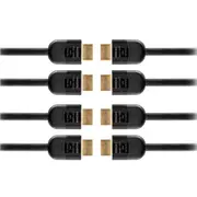 3PK Pro2 Premium 18GB 7.5M 24AWG 4K UHD HDR + ARC High Speed HDMI Lead Cable