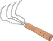 BESPORTBLE 1pc Rake Rotary Retractable Till Tungsten Excavator Edger Wrenches Entrenching Scoop Sharpener Gardening Tool Beach Tool Garden Supply Carbon Steel Silver