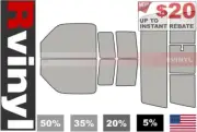 Rtint Precut Window Tint Kit for Mazda B-Series 1998-2009 Tinting Films (for: Mazda)