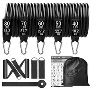 300lb Booty Resistance Band Set with Dumbbell Harness - Home Gym Workout