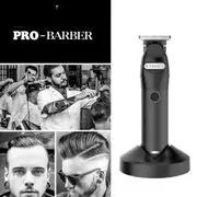 10w Hair Trimmer for Men Professional Zero Gapped T-blade Outlining Cordless