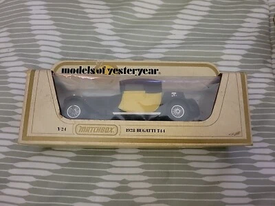 matchbox models of yesteryearY24 1928 Bugatti T44 In Original Box B2