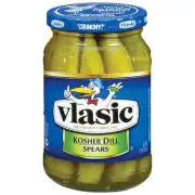 Vlasic Kosher Dill Pickle Spears, 16 Fluid Ounce, 6 Per Case