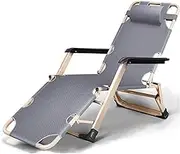 Zero Gravity Lounge Chair, Oversized Heavy People Recliner Chair Metal Steel Folding Camping Lounger Outdoor Camping Lounge Chair Lounge Chair (Color : B) Comfortable Anniversary