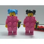 【積木2010】樂高 LEGO 深粉紅色 磚塊人 積木人 / 麥克風 積木人偶 / BAM