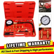 Fuel Injection Injector Gauge Kit Pressure Tester Test Car System Pump Tool NEW