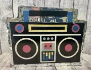 Boom Box Pinata for 80s & 90s Theme Party Decorations