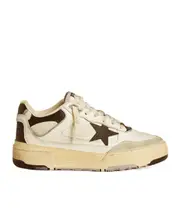 Forty 2 Sneakers In White Leather And Fabric 35,36,37,38,39,40,41 Nude